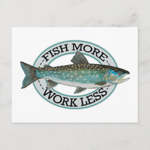 Char Fishing Postcard