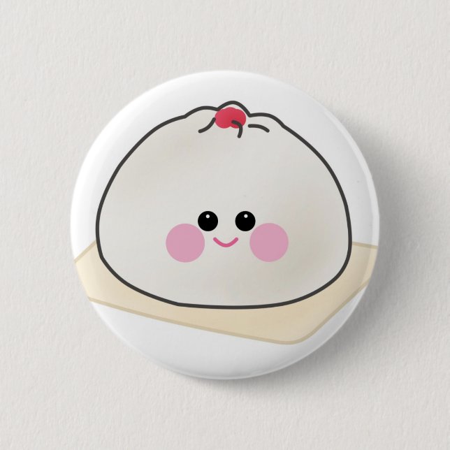 char siu bao button (Front)