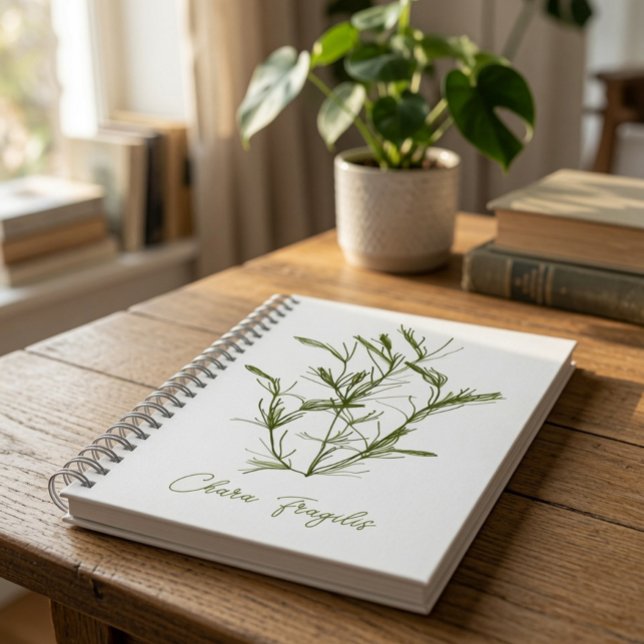Chara Fragilis Sea-Inspired  Notebook (Creator Uploaded)