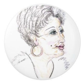 Character ... ceramic knob