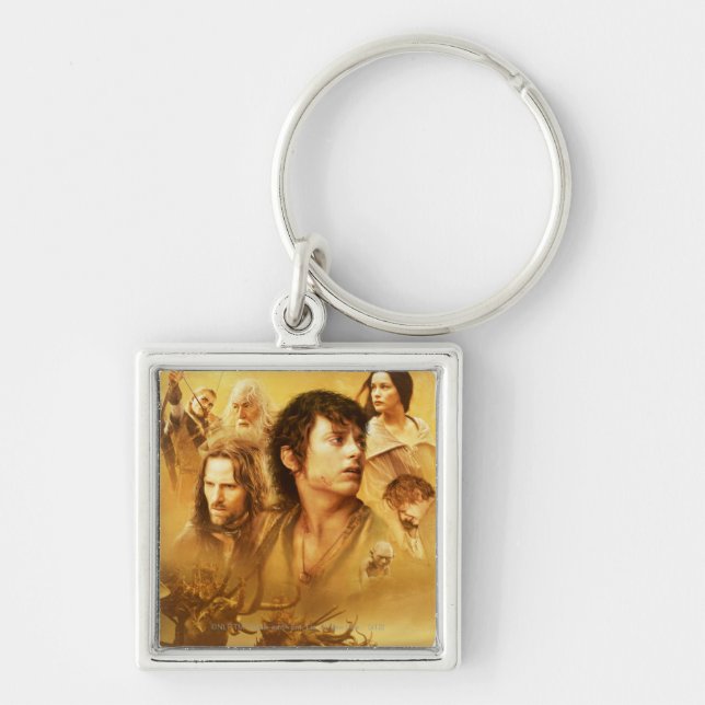Character Collage Key Ring (Front)