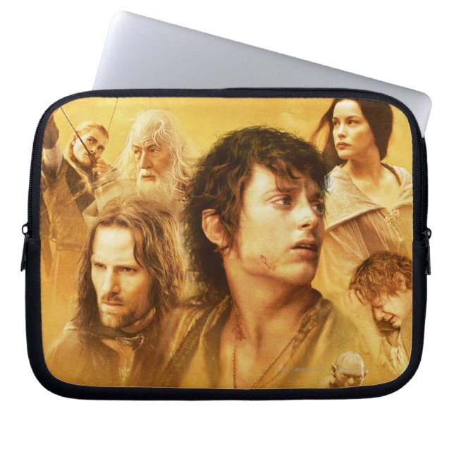 Character Collage Laptop Sleeve (Front)
