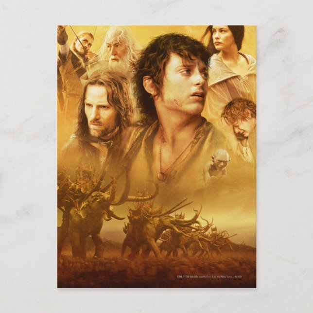 Character Collage Postcard (Front)