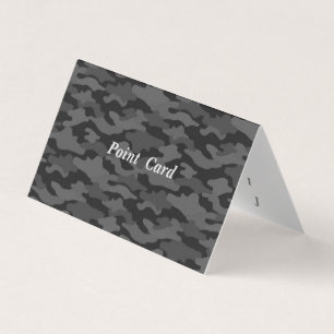 Character Custom Camouflage (Dark) Business Card