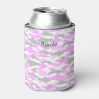 CHARACTER CUSTOM CAMOUFLAGE (PINK) CAN COOLER