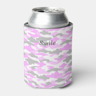 CHARACTER CUSTOM CAMOUFLAGE (PINK) CAN COOLER