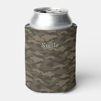 CHARACTER CUSTOM CAMOUFLAGE (SEPIA) CAN COOLER