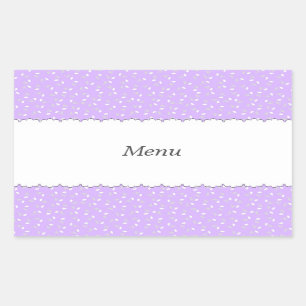 Character Custom Rose (Lavender)     rectangular s Sticker