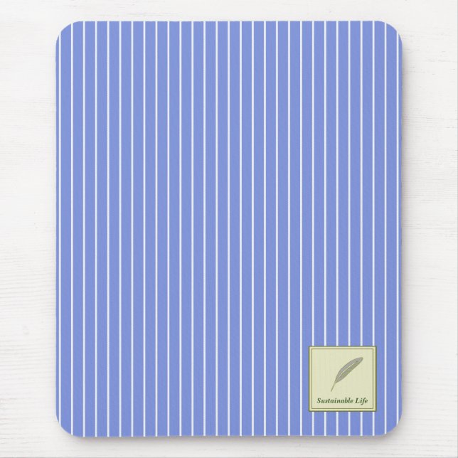 Character Custom Sustainable Life Blue Mouse Mat (Front)