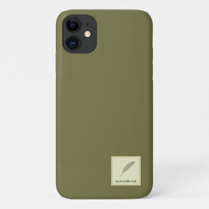 Character Custom Sustainable Life Green Case-Mate iPhone 11 Case