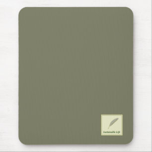 Character Custom Sustainable Life Green Mouse Mat