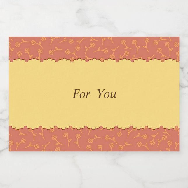 CHARACTER CUSTOMIZATION EVENING MAKE UP TERRACOTTA FOOD LABEL (Single Label)