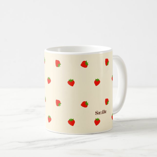 Character Customization ICHIGO Ivory Coffee Mug (Front Right)