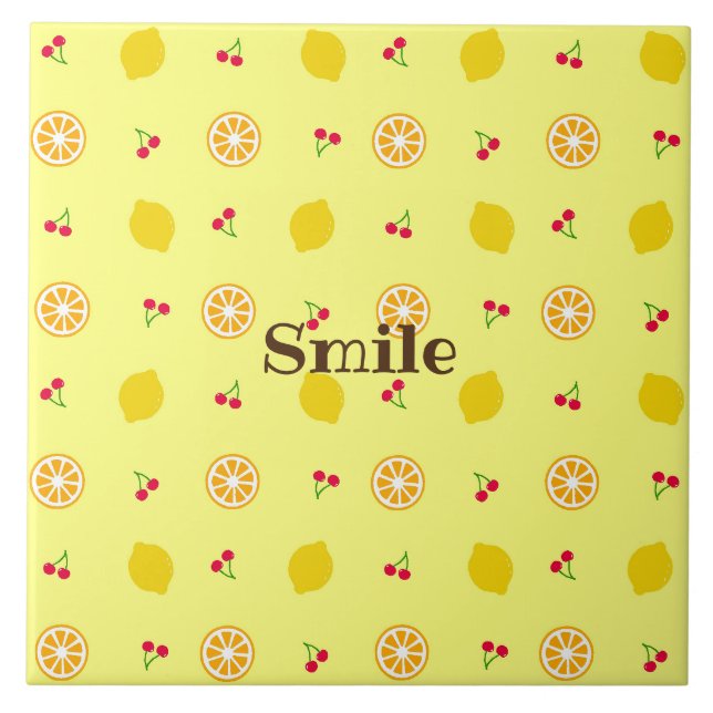 Character Customization Lemon & Cherry Tile (Front)