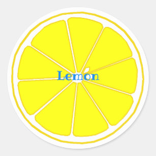 Character Customization Lemon Round Seal