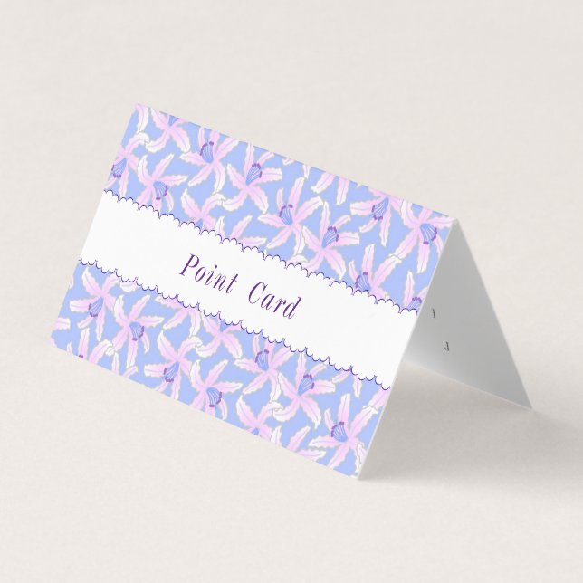 Character Customization Lily Blue Business Card (Front)