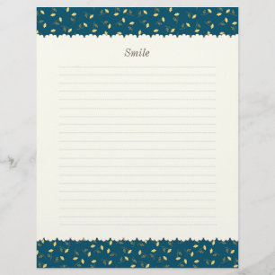 Character Customization Rose Green Letter Head Custom Letterhead