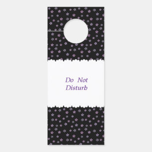 Character Customization Sakura Grass Black Purple  Door Hanger