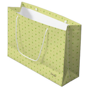 CHARACTER CUSTOMIZED DRAGONFLY YELLOW LARGE PAPER GIFT BAG
