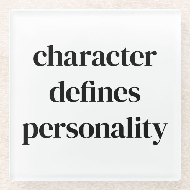 Character Glass Coaster (Front)