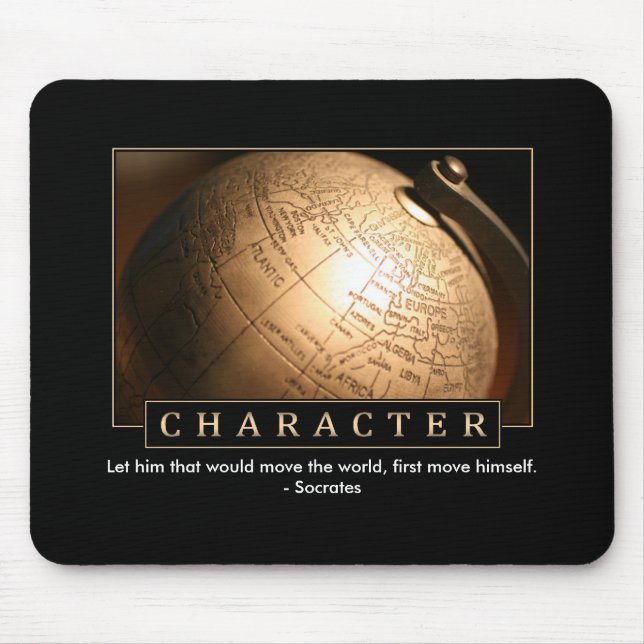 Character Inspirational Mouse Pad (Front)