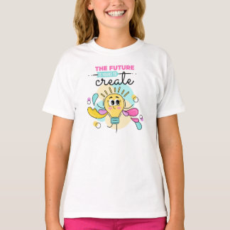 Character Light Creativity Colorfull T-Shirt