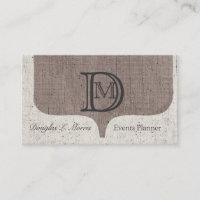 Character Linen Charming Elegant Thread Monogram