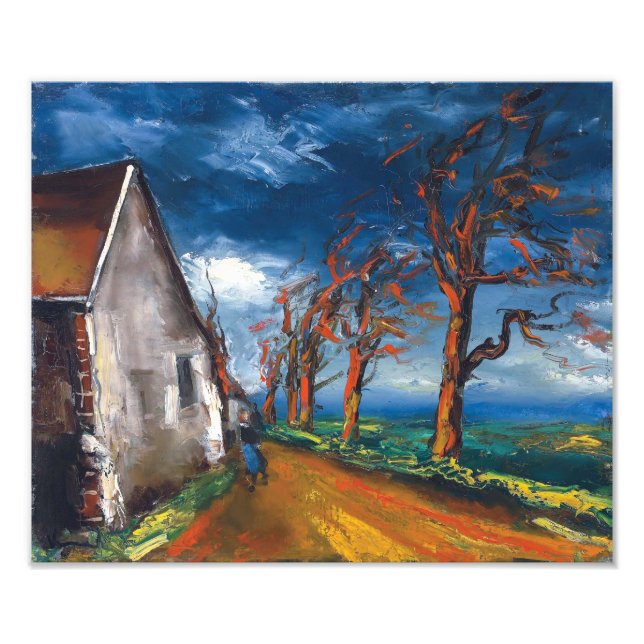 Character on a Village St. | Maurice de Vlaminck | Photo Print (Front)
