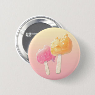 Character Popsicles 6 Cm Round Badge