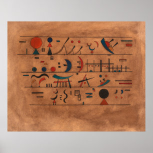 Character Strings by Wassily Kandinsky Poster