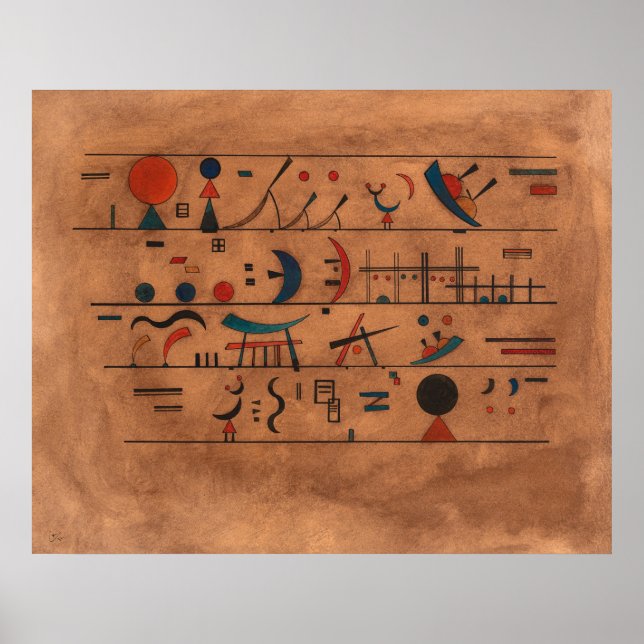 Character Strings by Wassily Kandinsky Poster (Front)