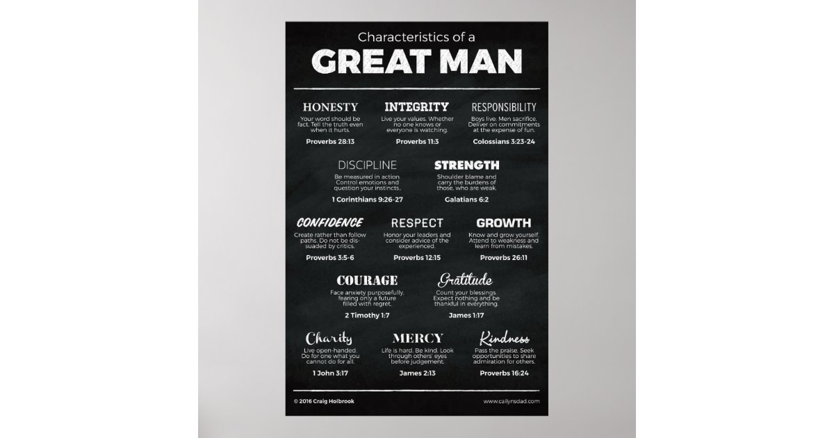 How To Be A Great Man