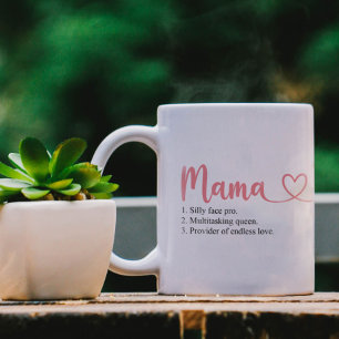 Characteristics of Best Mum Mummy Mothers Day Two-Tone Coffee Mug