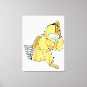 Characters, Among, us, Game, Impostor, Canvas Print