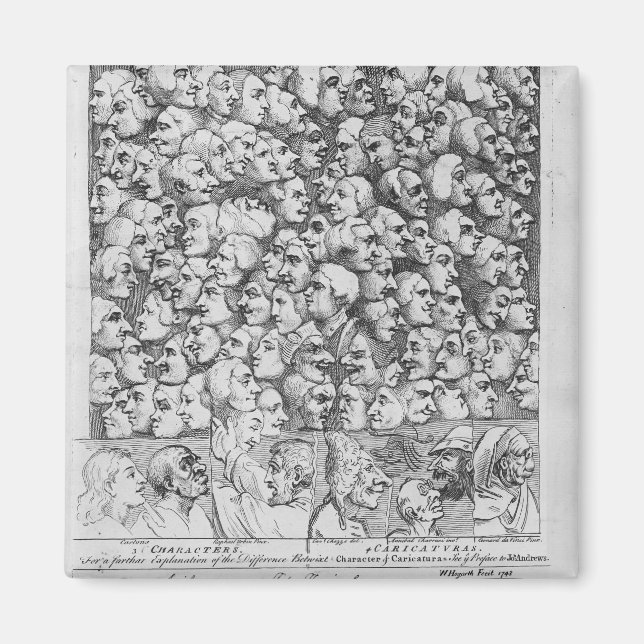 Characters and Caricatures Magnet (Front)