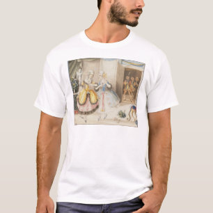 Characters from 'Cosi fan tutte' by Mozart, 1840 T-Shirt