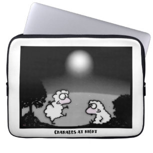 Charades at Night Laptop Sleeve
