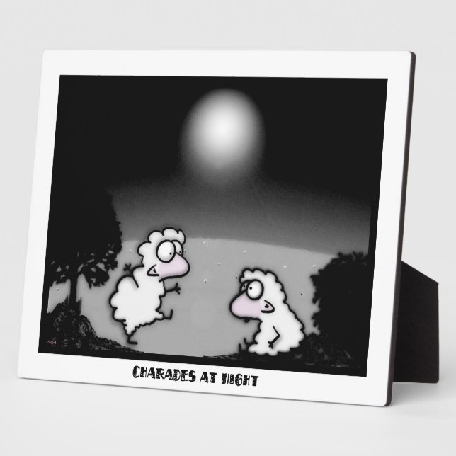 Charades at Night Plaque (Side)