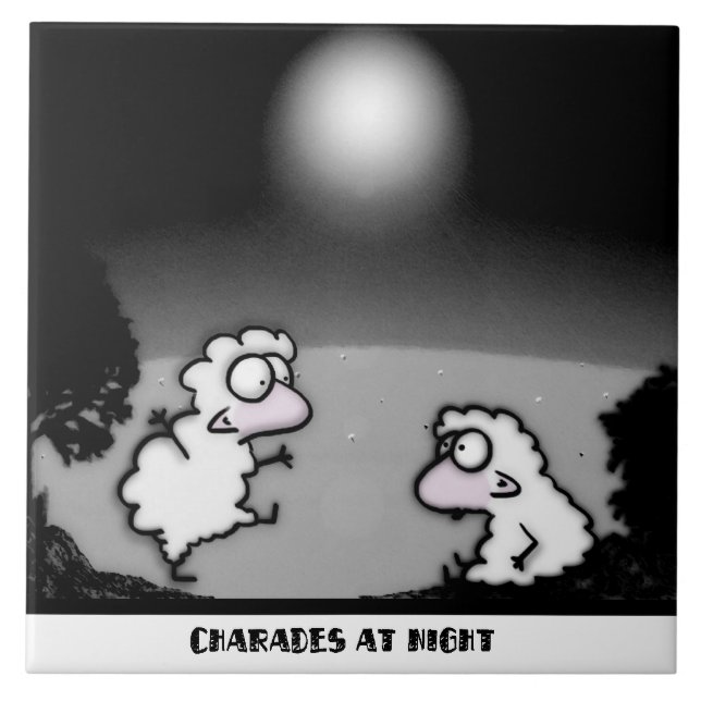 Charades at Night Tile (Front)