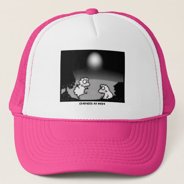 Charades at Night Trucker Hat (Front)