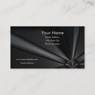 Charcoal Abstract Business Cards