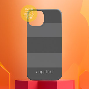 Charcoal and Grey Modern Striped Pattern Name