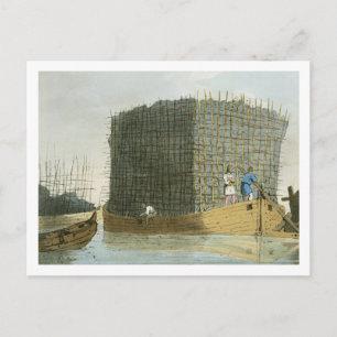 Charcoal Bark, etched by the artist, published 180 Postcard