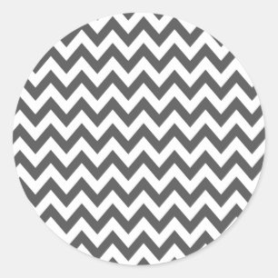 Charcoal Chevron Stickers