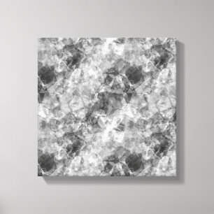 Charcoal Crumpled Texture Canvas Print