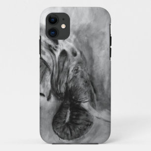 charcoal elephant iphone case