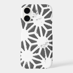 Charcoal gray geometric pattern