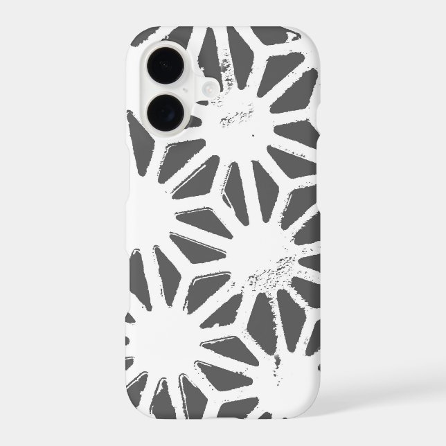 Charcoal gray geometric pattern (Back)