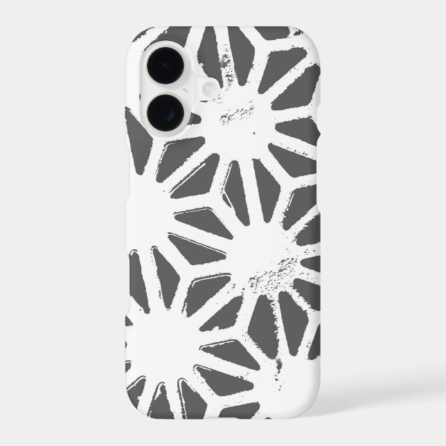 Charcoal gray geometric pattern (Back)