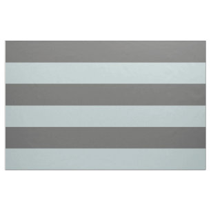 Charcoal Grey and Cloud Wide Stripes Large Scale Fabric